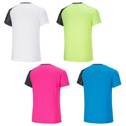 Mizuno T-shirt, plastic shirt, short sleeve top, MIZUNO sportswear, men's