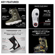 DEELUXE TEAM ID Snowboard Boots, Essential Black, 24/25