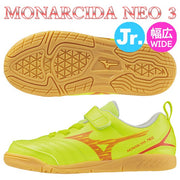 Immediate shipping Mizuno Futsal Shoes Kids Monarchida Neo 3 Club KIDS IN NEO Junior MIZUNO Wide Futsal Soccer P1GG242645