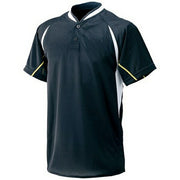 Mizuno Baseball Baseball Shirt Half Button Small Collar Top Up Shirt MIZUNO Softball 52LE2