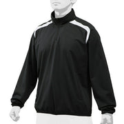 Mizuno Baseball Half Zip Jacket Top Stretch Windproof Student Baseball Compatible Softball Wear 12JE9V31