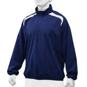 Mizuno Baseball Half Zip Jacket Top Stretch Windproof Student Baseball Compatible Softball Wear 12JE9V31