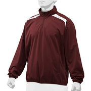 Mizuno Baseball Half Zip Jacket Top Stretch Windproof Student Baseball Compatible Softball Wear 12JE9V31