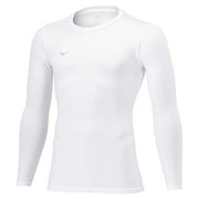 Mizuno Inner Long Sleeve Shirt Brushed Lining Top Round Neck Long Under Stretch MIZUNO Soccer Futsal P2MAB550 Men's