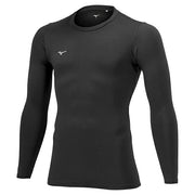 Mizuno Inner Junior Long Sleeve Shirt, Brushed Lining, Top, Round Neck, Long Under Stretch, MIZUNO Children's Soccer Futsal P2MAB650