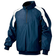 Mizuno Baseball Half Zip Jacket Brushed Lining Water Repellent Warmer Top Guracon Ground Coat Softball Wear 52WW389