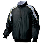 Mizuno Baseball Half Zip Jacket Brushed Lining Water Repellent Warmer Top Guracon Ground Coat Softball Wear 52WW389