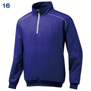 Mizuno Baseball Half Zip Jacket Brushed Lining Warmer Top Guracon Ground Coat Softball Wear 12JE5V44