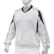 Mizuno Baseball Lining Mesh V-Neck Jacket Top Water Repellent Jacket V-Neck Softball Wear 12JE9V33