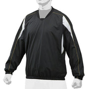 Mizuno Baseball Lining Mesh V-Neck Jacket Top Water Repellent Jacket V-Neck Softball Wear 12JE9V33