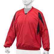 Mizuno Baseball Lining Mesh V-Neck Jacket Top Water Repellent Jacket V-Neck Softball Wear 12JE9V33