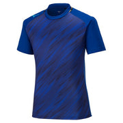 Mizuno Soccer Plastic Shirt Short Sleeve Top Quick Dry Field Shirt Futsal Wear MIZUNO P2MAA041 Men's