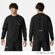 Mizuno Men's Soft Dry Long Sleeve Soccer T-Shirt, Futsal Wear, P2MAB066