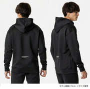 Mizuno Men's Slim Fit Stretch Sweatshirt Hoodie for Soccer and Futsal (P2MCB065)