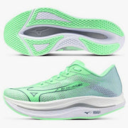 Immediate shipping Mizuno Wave Rebellion Flash 2 running shoes with thick soles. MIZUNO J1GC243581 ◎