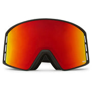 VONZIPPER Men's Mach VFS Snowboard Goggles, Black Satin Fire Chrome, Sizes 24/25
