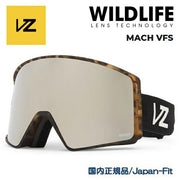 VONZIPPER Men's Mach VFS Snowboard Goggles, TSB Tort Satin Silver Chrome, Sizes 24/25