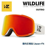 VONZIPPER OUTRO BFC Snowboard Goggles, White Gloss Fire Chrome, 24/25 Men's