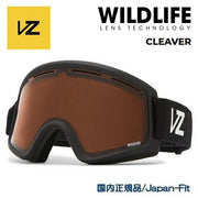 VONZIPPER Men's CLEAVER MEF0 Snowboard Goggles, Black Satin with Photochromic Lenses, Sizes 24/25