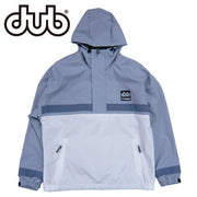 DUB BRAND Men's LINE HALF ZIP Snowboard Jacket, Sax, Sizes 24/25, Free Shipping