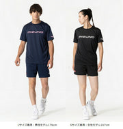Mizuno MIZUNO Table Tennis Uniform T-Shirt, Short Sleeve, Game Shirt, Men's, Unisex, 82JAB110