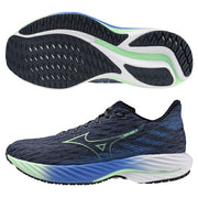 Mizuno Wave Rider 28 Running Shoes with Platform Sole (J1GC240351) - Ships Immediately