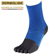 Mizuno 5-finger short soccer socks, Zero Glide Neo grip stockings, for futsal (P2MXC010)