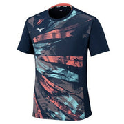 Mizuno Game Shirt, Short Sleeve, Uniform, Tennis, Soft Tennis, Badminton, Men's, Unisex, 62JAC028