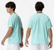 Mizuno Game Shirt, Short Sleeve, Uniform, Tennis, Soft Tennis, Badminton, Men's, Unisex, 62JAC025