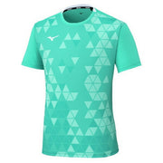 Mizuno Game Shirt, Uniform, Short Sleeve, Top, Tennis, Soft Tennis, Badminton, Men's, Unisex, 62JAC020
