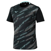 Mizuno Game Shirt, Uniform, Short Sleeve, Top, Tennis, Soft Tennis, Badminton, Men's, Unisex, 62JAC024