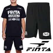 FINTA Cross-strap Shorts with Pockets, Plastic Bottoms, Futsal/Soccer Wear, FT4421