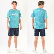 DalPonte Futsal Soccer Wear DPZ0436, Short Sleeve Plastic Shirt and Pants Set with Pockets