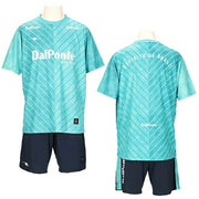 DalPonte Futsal Soccer Wear DPZ0436, Short Sleeve Plastic Shirt and Pants Set with Pockets