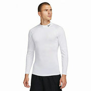 Nike Pro DF Moc Tight Long Sleeve Undershirt (Size L/S) (FB7909-100)