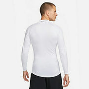Nike Pro DF Moc Tight Long Sleeve Undershirt (Size L/S) (FB7909-100)