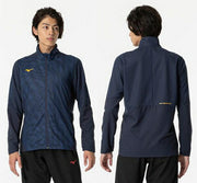 Mizuno MIZUNO Dry Aeroflow Hybrid Jersey Jacket, Men's/Unisex, 32MCB031