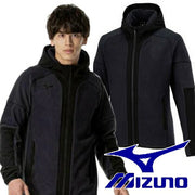 Mizuno Fleece Hoodie Parka Jacket, Water-Repellent, Waterproof, Outdoor, MIZUNO 32MCB558