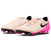Nike Phantom GX 2 Academy FG/MG Men's Soccer Cleats (FD6723-800) - Ships Immediately. Suitable for both natural and artificial turf.