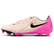Nike Phantom GX 2 Academy FG/MG Men's Soccer Cleats (FD6723-800) - Ships Immediately. Suitable for both natural and artificial turf.