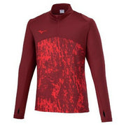 Mizuno Stretch Fleece Half-Zip Jersey Jacket for Men and Women, Soccer and Futsal Wear, P2MCB516