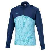 Mizuno Stretch Fleece Half-Zip Jersey Jacket for Men and Women, Soccer and Futsal Wear, P2MCB516