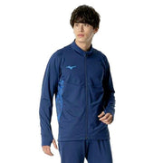 Mizuno Stretch Fleece Jersey Jacket for Men and Women, Soccer and Futsal Wear, P2MCB515