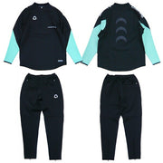 Bonera Men's Half-Zip Jersey Set for Futsal and Soccer (BNR-TJ088T, BNR-TJ089P) - Ships Immediately