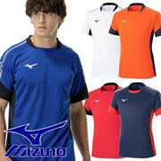 Mizuno Men's Soccer Uniform, Short Sleeve Top, Futsal Wear, P2MAC021
