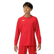 Mizuno Junior Soccer Uniform, Long Sleeve Top, Futsal Wear, MIZUNO Kids, P2MAC123