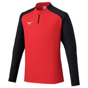 Mizuno Junior Jersey Jacket, Solid Knit, Half-Zip, Soccer/Futsal Wear, Kids, P2MCC180
