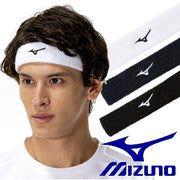 Mizuno MIZUNO Sweat-wicking Headband for Tennis, Soft Tennis, Badminton, and Table Tennis (Product Code: 62JYC010)
