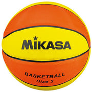 MIKASA Basketball, Size 3, Rubber Ball, Kids/Toddlers, B3JMR