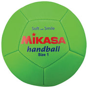 MIKASA Smile Handball, Size 1 Sponge Ball, for Kids, STPEH1-LG